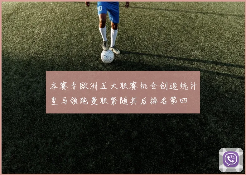 本赛季欧洲五大联赛机会创造统计皇马领跑曼联紧随其后排名第四